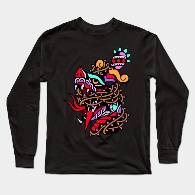 Snake dagger Long Sleeve T-Shirt by Bojes Art